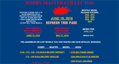 Desktop Screenshot of hobbymastercollector.com